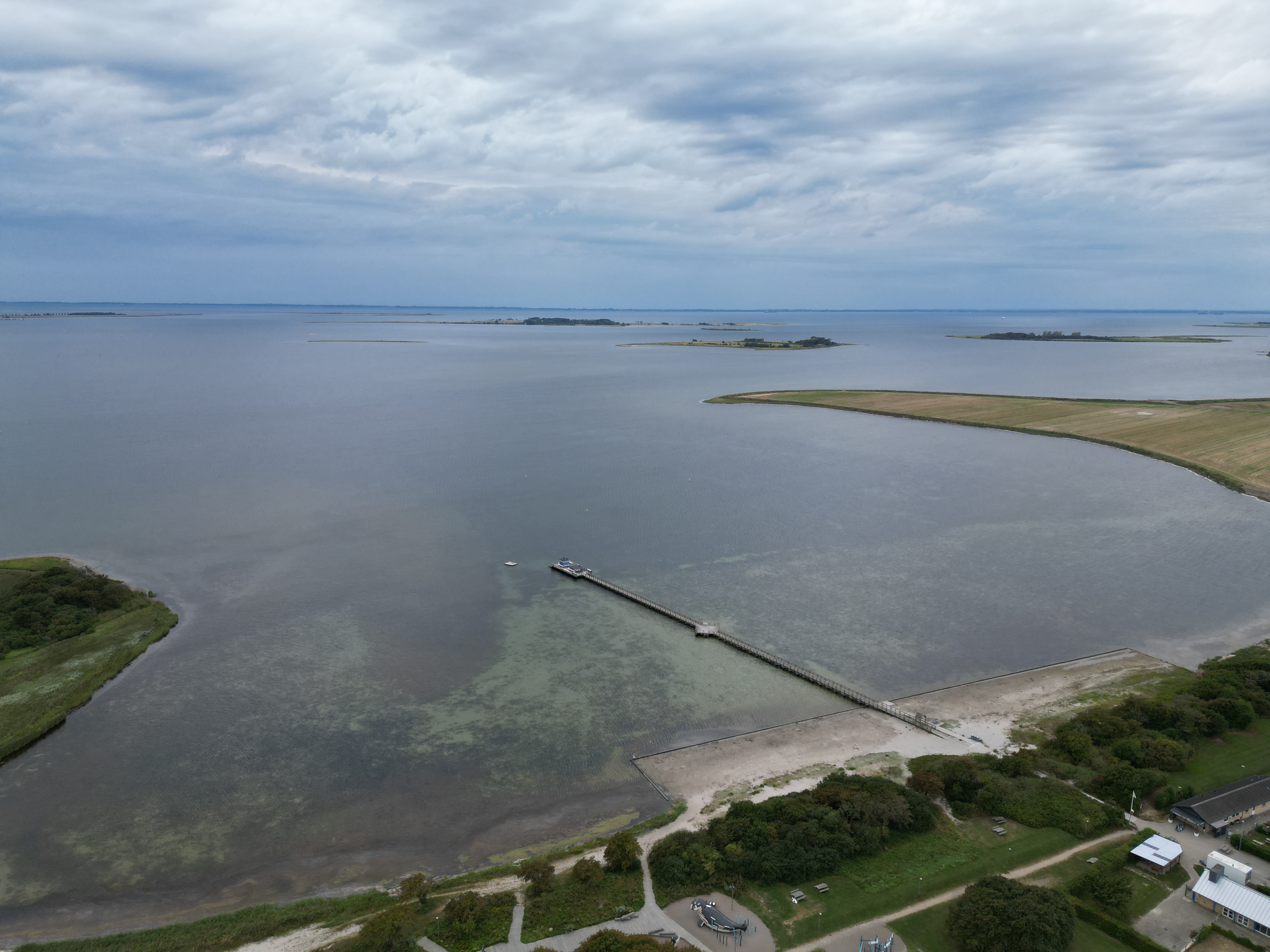 Kitespot Hestehovedet, Lolland - Luftaufnahme